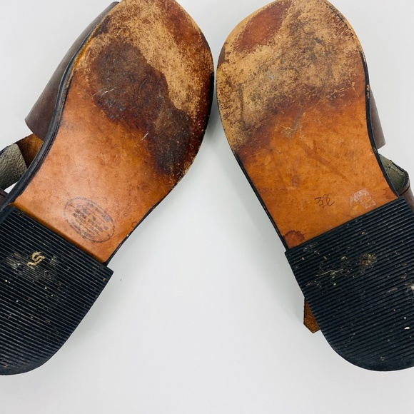 Pre-Owned Guatemalan Artisanal Leather Sandals – Size 38 (US 8) - Picture 4 of 6